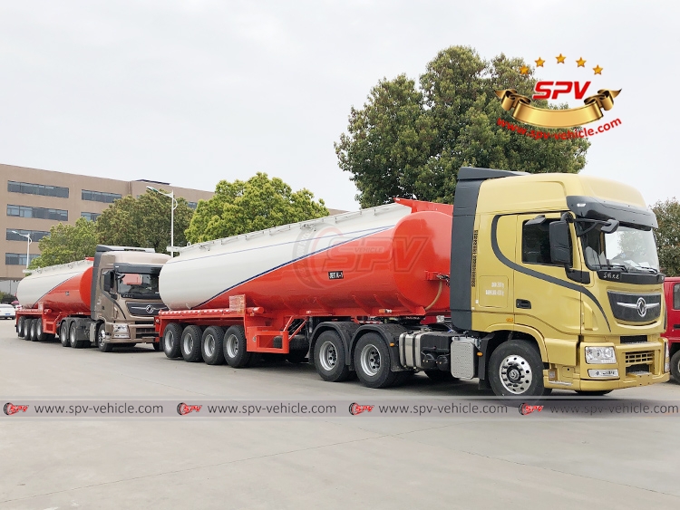 45,000 Litres Aluminium Fuel Tanker Semi-trailer - Shipping Out